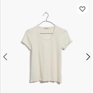 Madewell white tee
